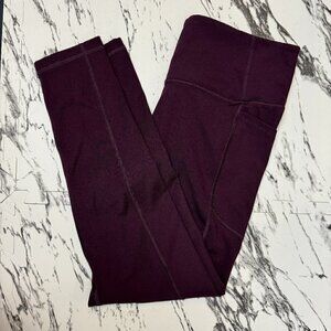 EUC - Victoria's Secret Dark Purple Leggings - Size 12